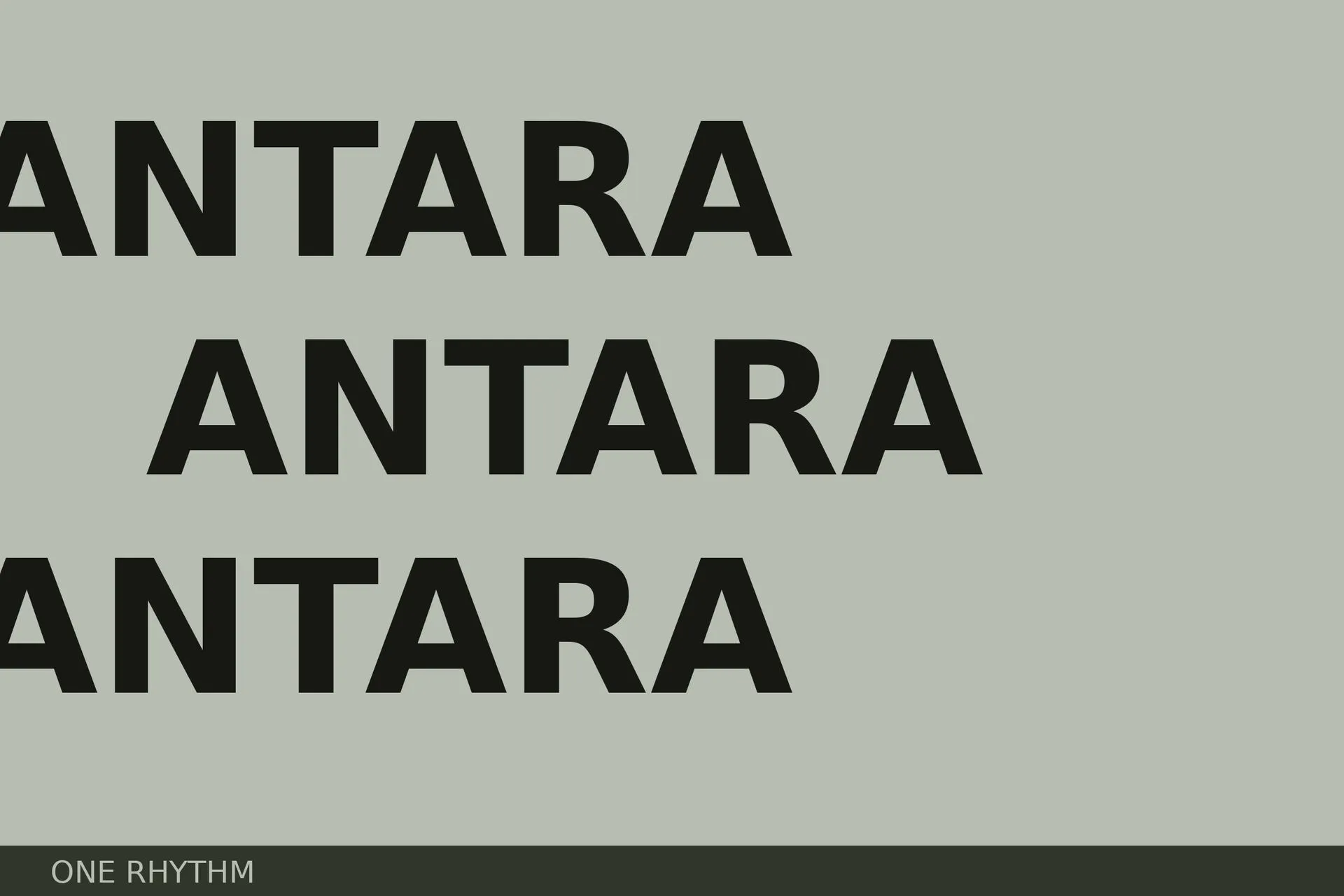 Antara Sans specimen