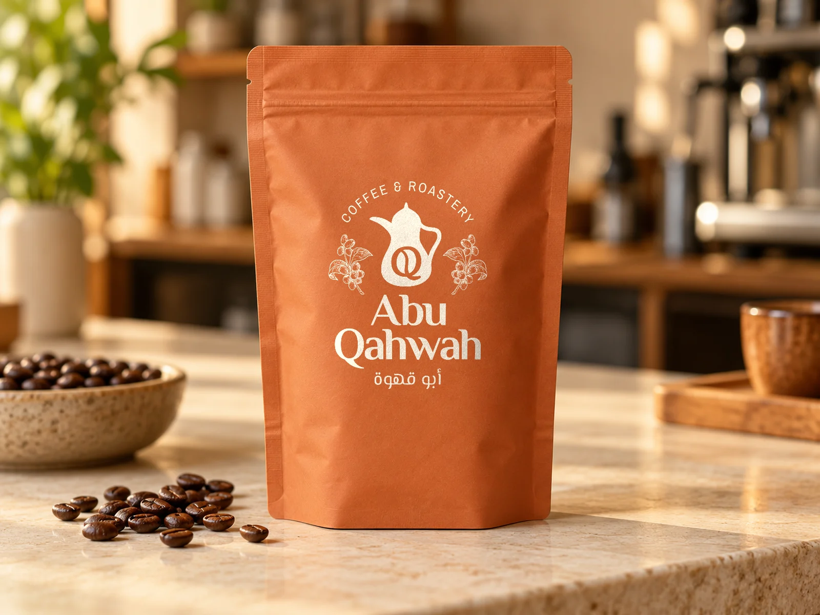 Abu Qahwah brand identity