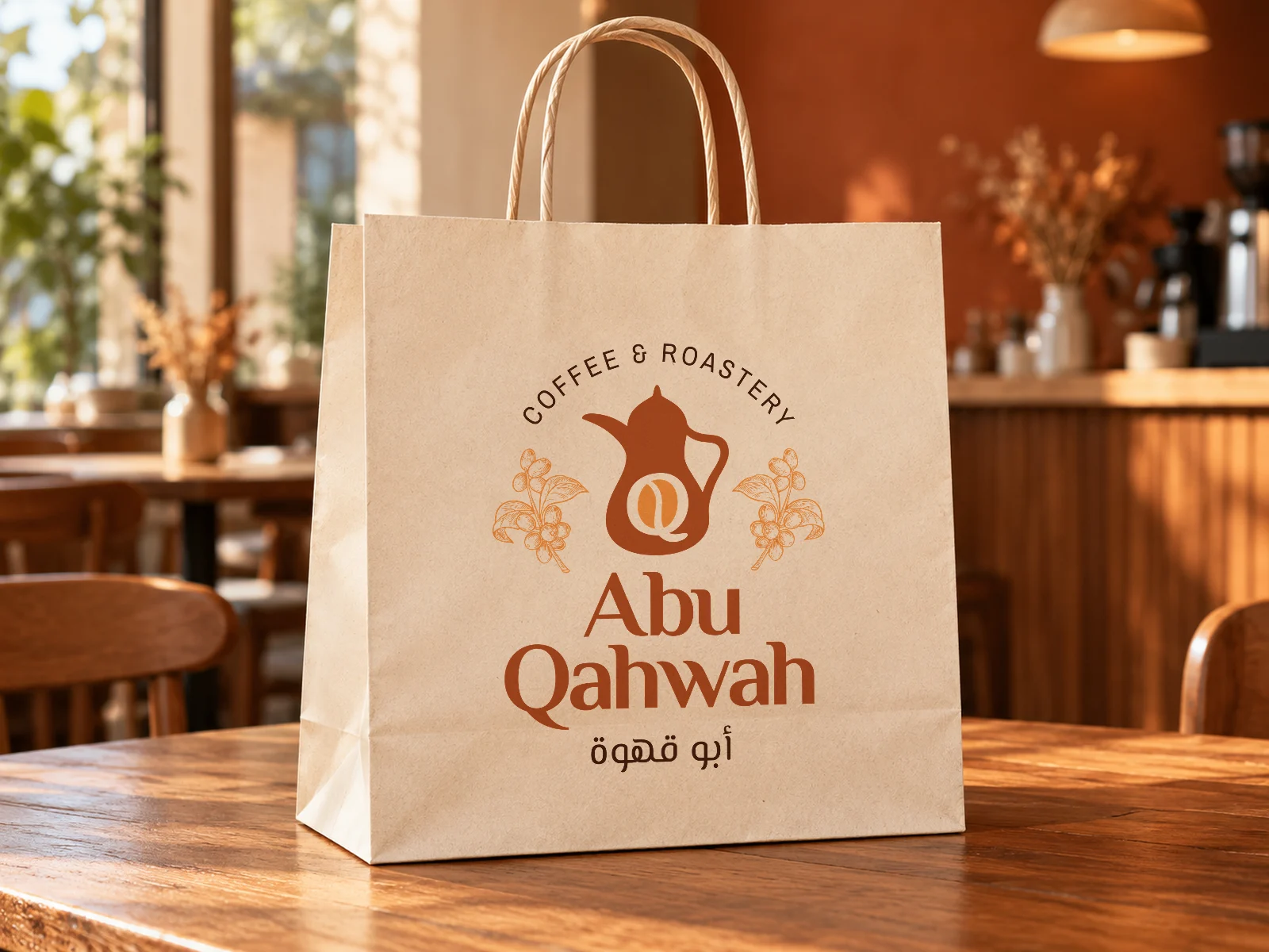 Abu Qahwah brand identity