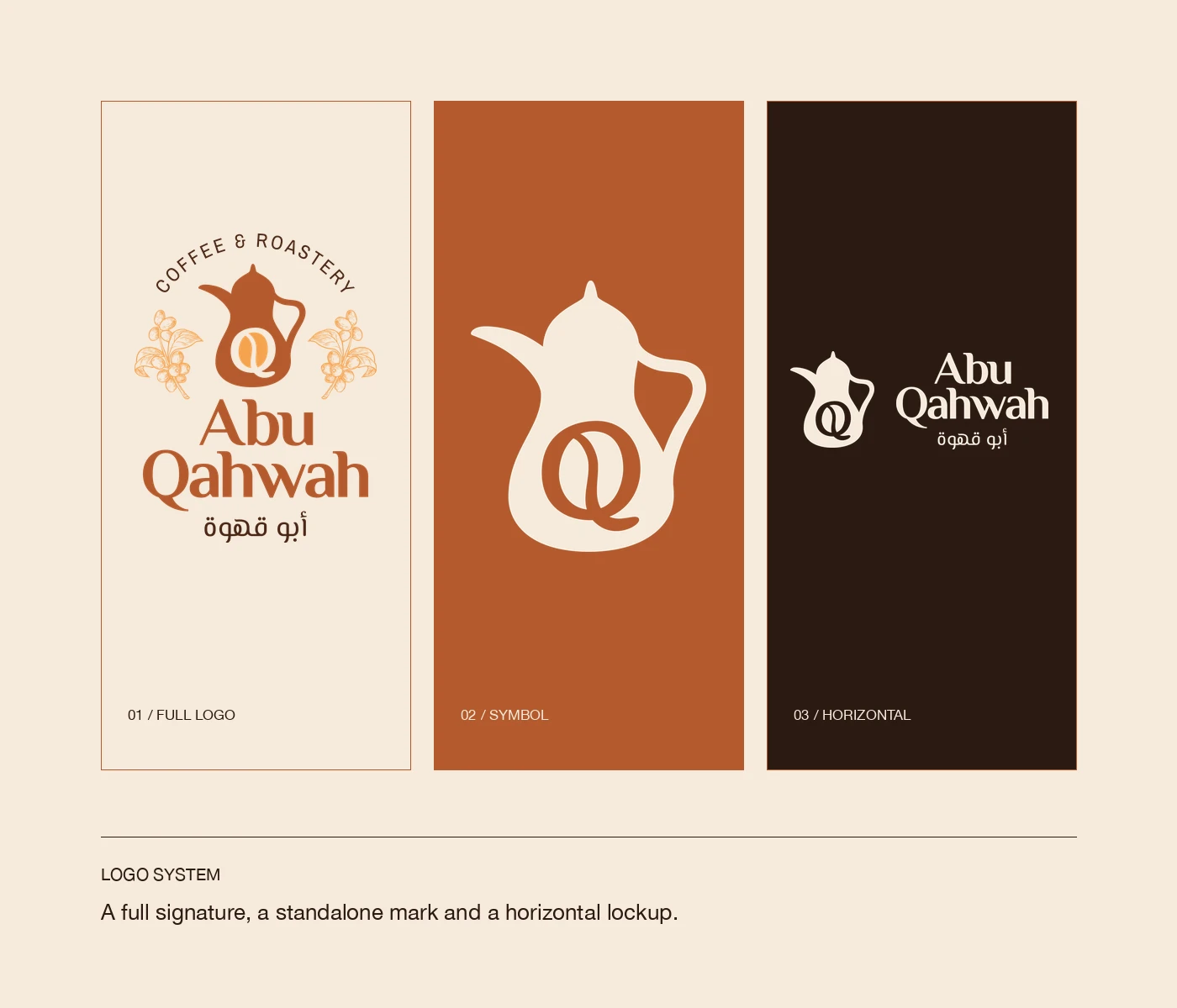 Abu Qahwah brand identity